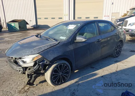 2016 Toyota Corolla S Plus из США, поврежденный, VIN 5YFBURHEXGP548637